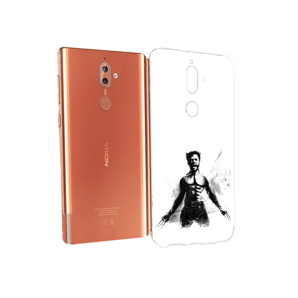 

Чехол MyPads Tocco для Nokia 9 росомаха (PT126479.94.587), Прозрачный, Tocco