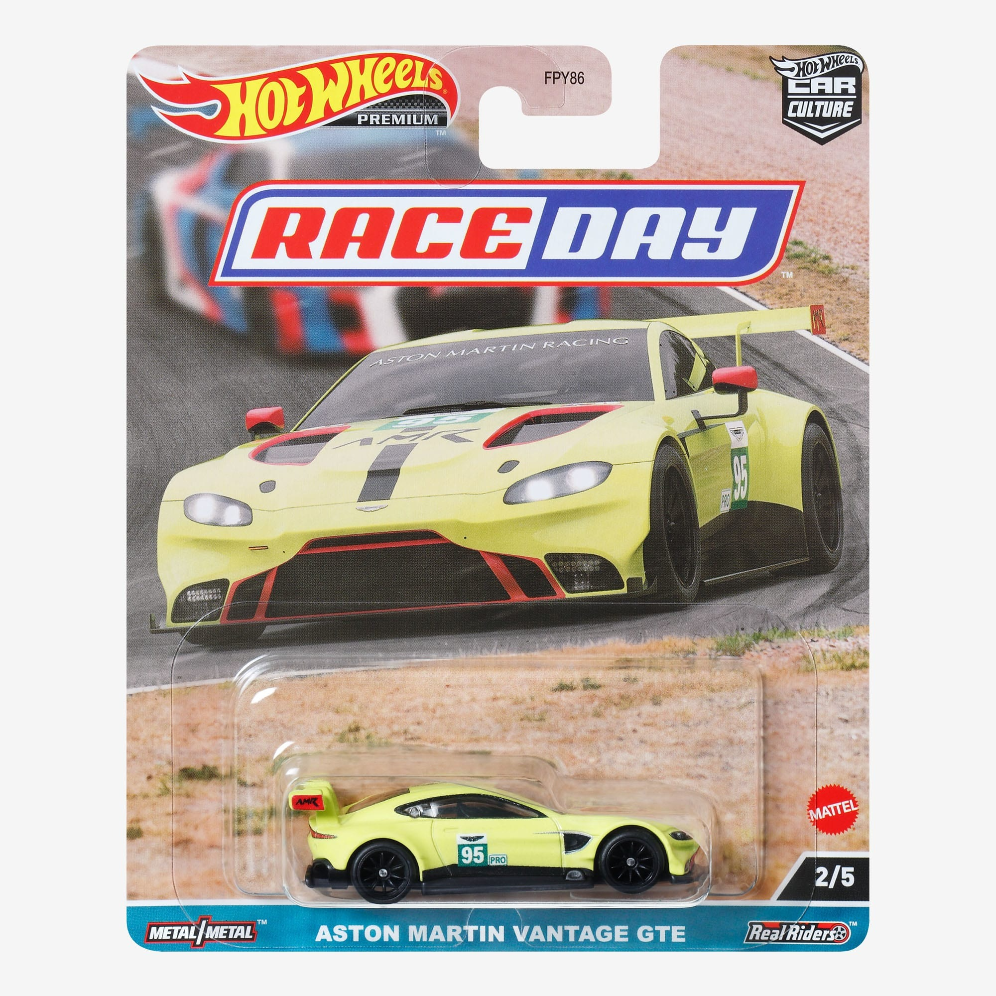 

Машинка Hot Wheels Car Culture Race Day Aston Martin Vantage GTE 1:64 FPY86_HKC60, FPY86_HKC60