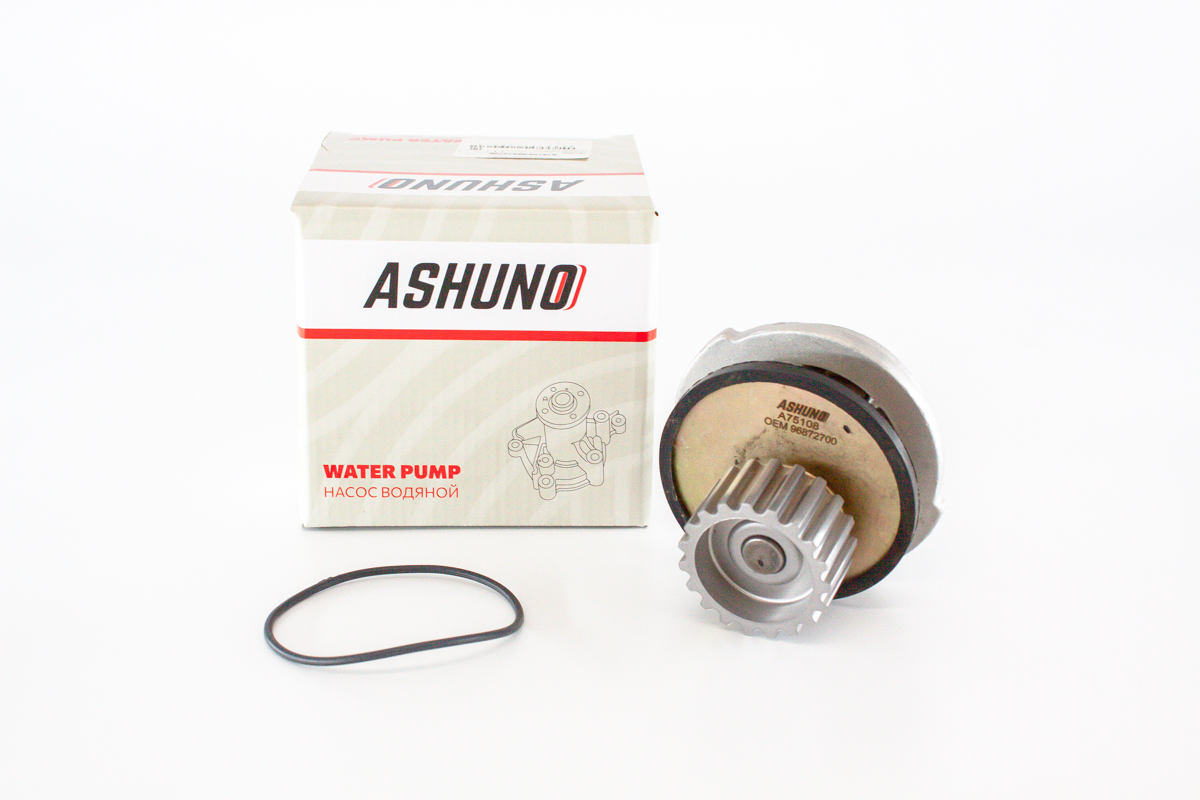 Помпа водяная ASHUNO A75108 DAEWOO Nexia DOHC (16 клапанов) / 96872700