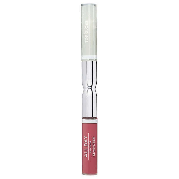 Помада-блеск для губ Seventeen All Day Lip Color & Top Gloss жидкая 74 Розовый нюд 7 мл