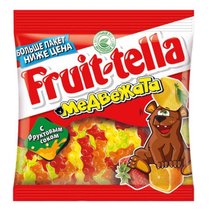 Мармелад Fruittella Медвежата жевательный ассорти вкусов 150 г