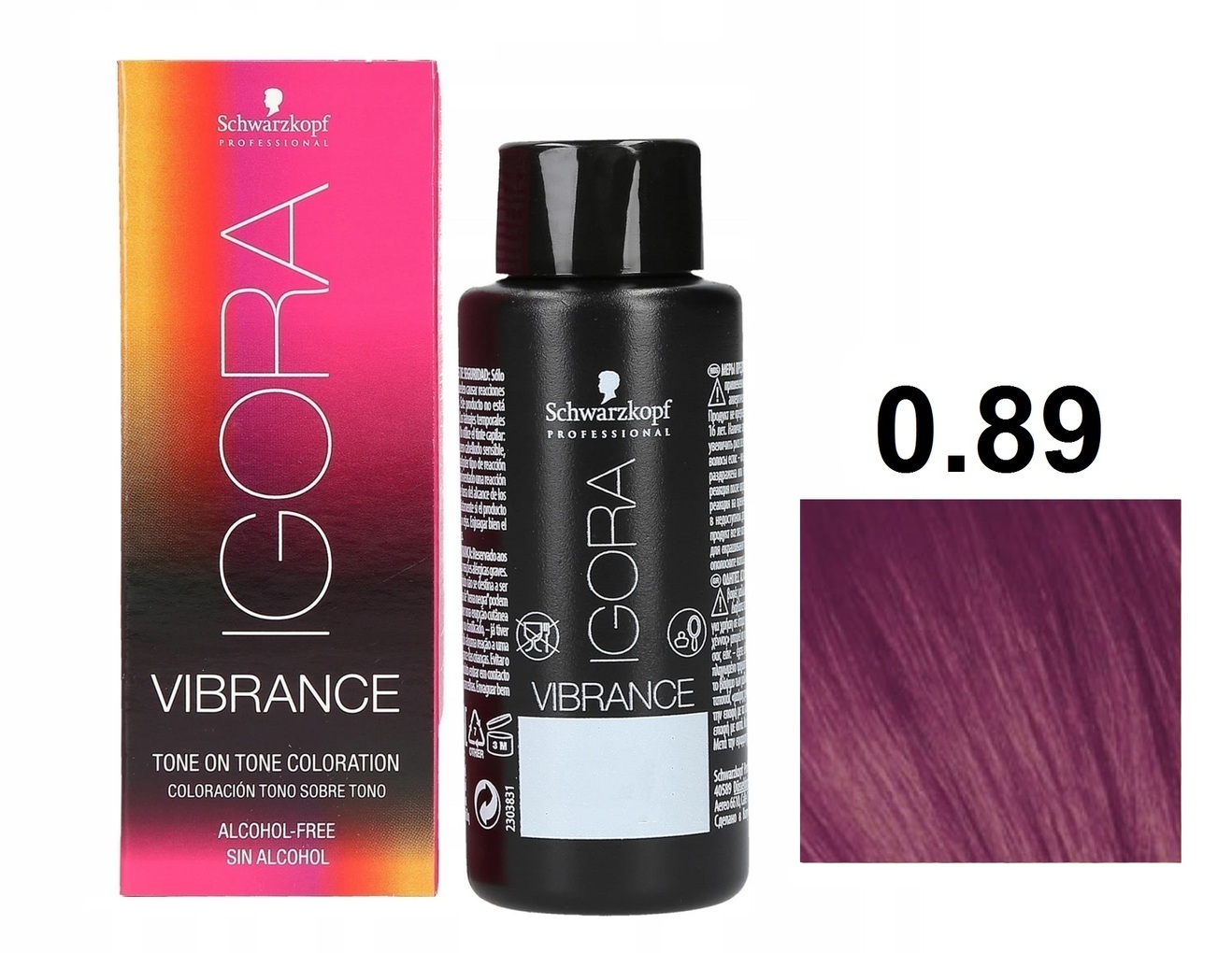 Краситель для волос Schwarzkopf Igora Vibrance 0-89 Красный фиолетовый микстон 60 мл