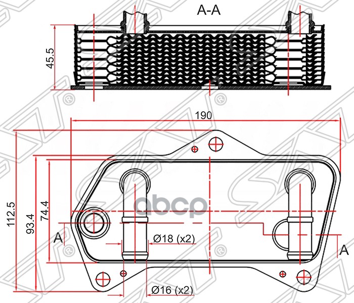 

Радиатор Масляный Audi A3 03-/Skoda Octavia 04-/Superb 08-/Volkswagen Golf 03-/Jetta 05-/P