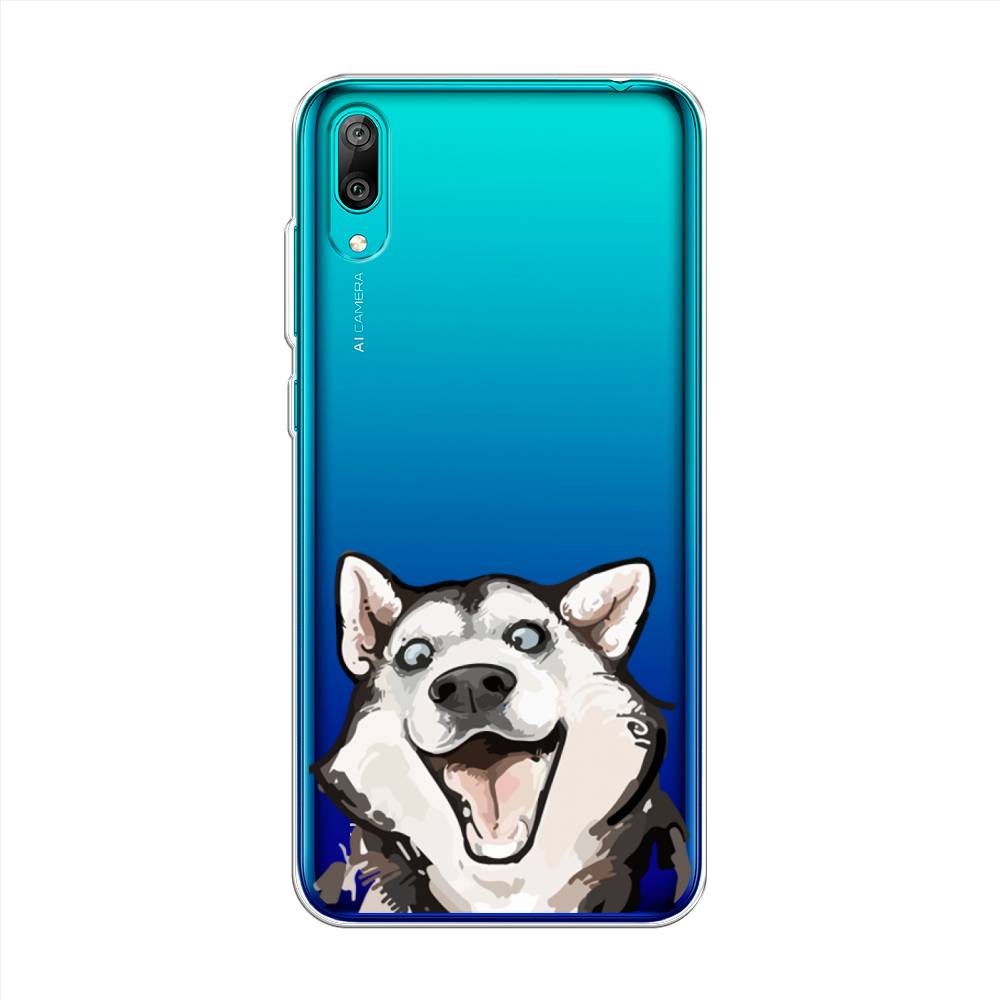 

Чехол Awog "Радостный хаски" для Huawei Y7 Prime 2019