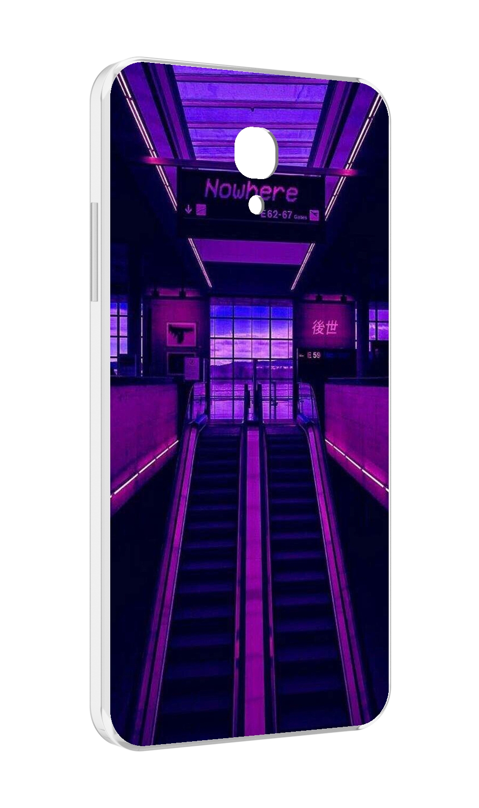 

Чехол MyPads фиолетовый эскалатор для Lenovo Vibe P2 5.5 (P2a42), Прозрачный, Tocco