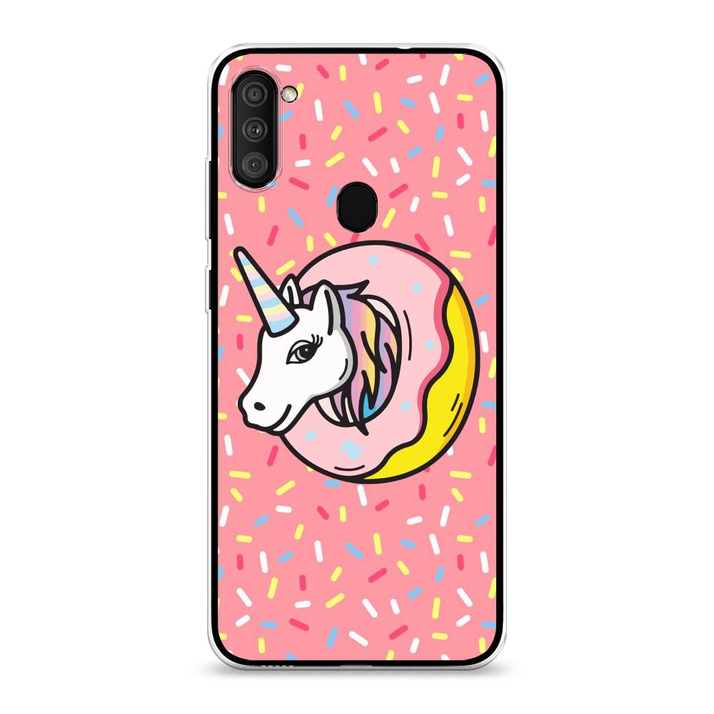 

Чехол Awog на Samsung Galaxy A11 / Самсунг A11 "Единорог в пончике", Разноцветный, 2100150-2