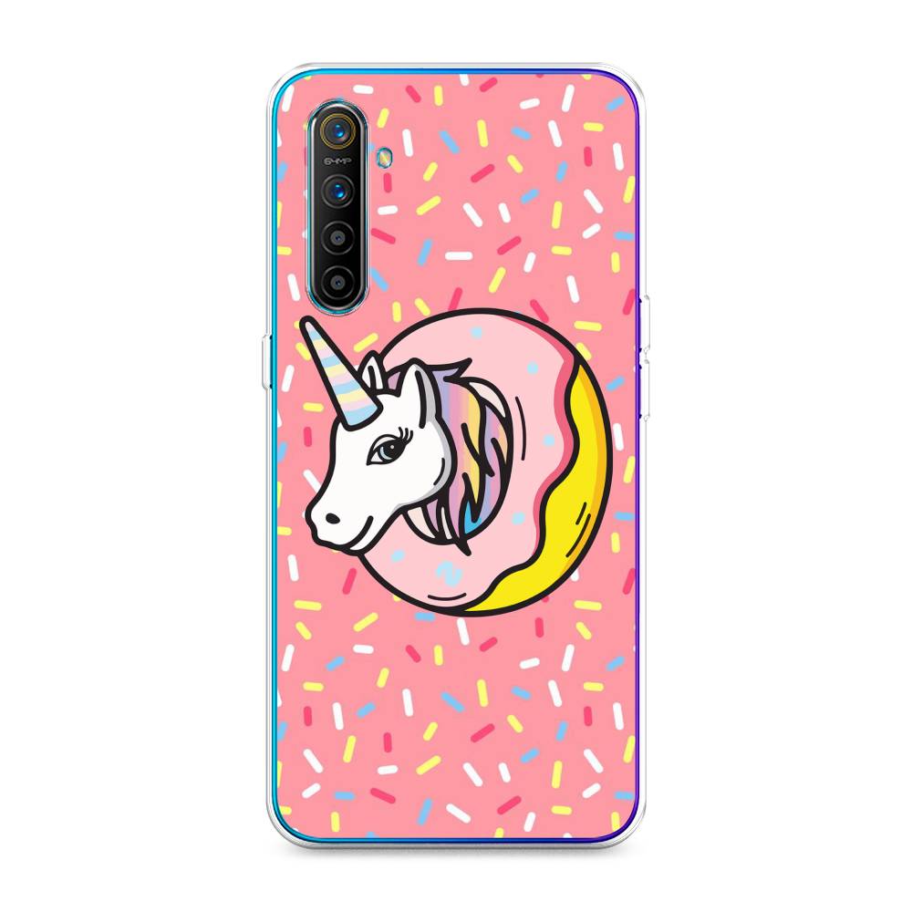 

Чехол Awog на Realme XT "Единорог в пончике", Разноцветный, 251450-2
