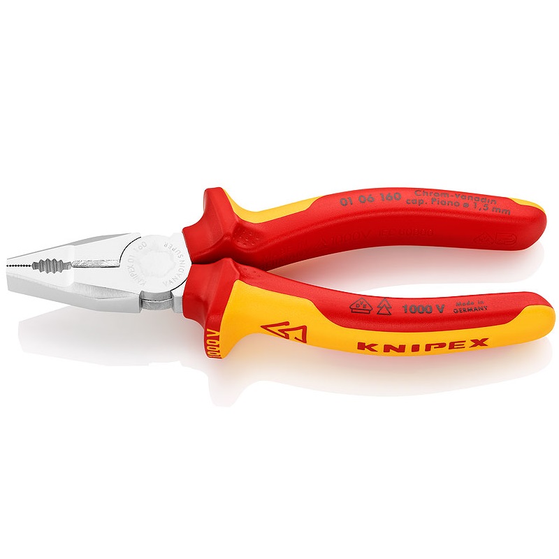 фото Плоскогубцы knipex kn-0106160 диэлектр.покр.