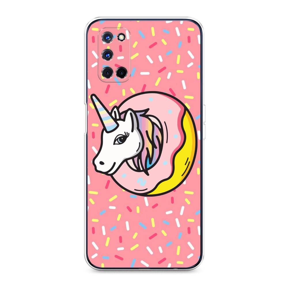 

Чехол Awog на Oppo A52 "Единорог в пончике", Разноцветный, 253150-2