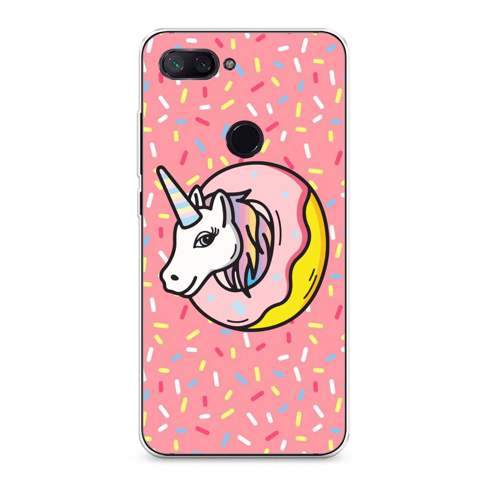 

Чехол Awog на Xiaomi Mi 8 Lite (Youth Edition) "Единорог в пончике", Разноцветный, 34550-2