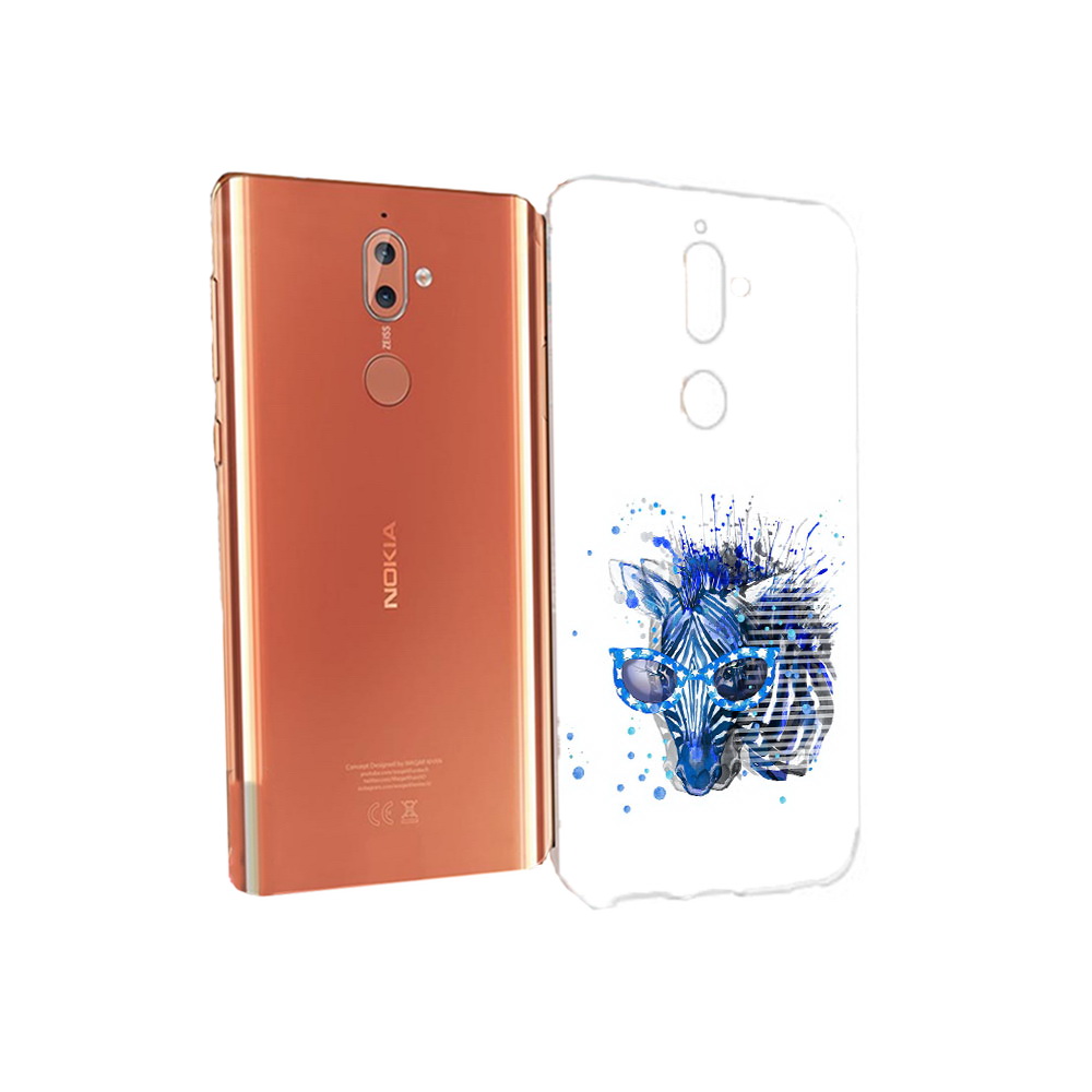 

Чехол MyPads Tocco для Nokia 9 расплывчатая зебра (PT126479.94.577), Прозрачный, Tocco