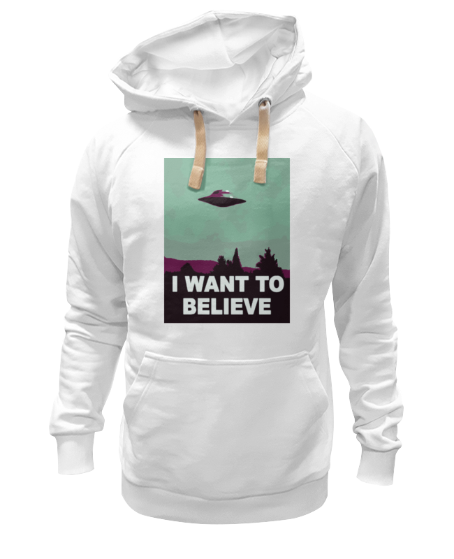 

Худи унисекс Printio Хочется верить... белое 2XL, Белый, Хочется верить...