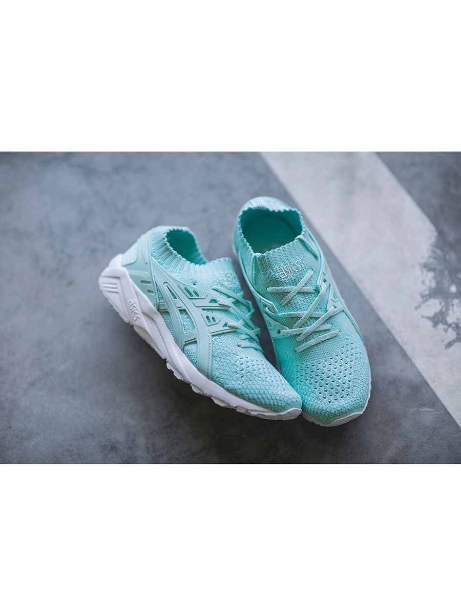 Кроссовки женские Asics Gel Kayano Trainer Knit бирюзовые 12 US