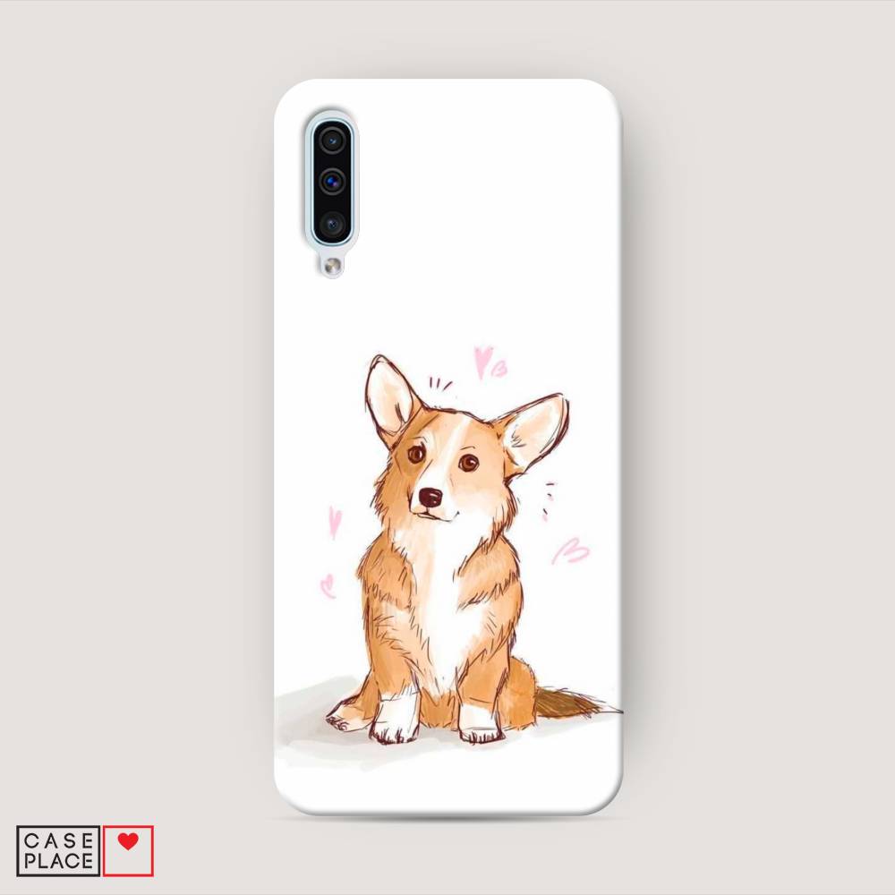 

Пластиковый чехол "Корги любовь" на Samsung Galaxy A30s, 28820-1