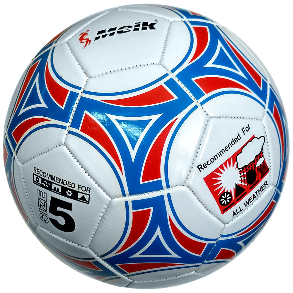

R18019 Мяч футбольный "Meik-2000" 3-слоя PVC 1.6, 300 гр, машинная сшивка, R18019