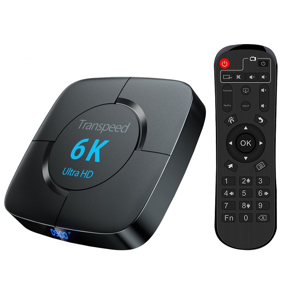 

Смарт-приставка Transpeed 6K 4/32Gb 4/32 черный, 6K 4/32Gb
