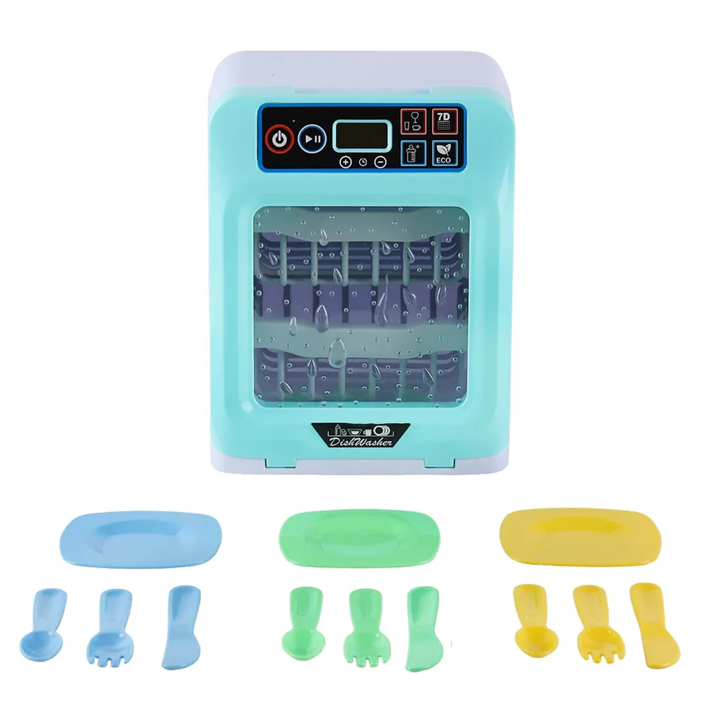 Игрушечная посудомоечная машина Amore Bello звук, свет, голубой, JB0209889