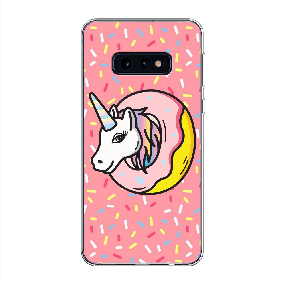 

Чехол Awog на Samsung Galaxy S10E "Единорог в пончике", Разноцветный, 27250-2