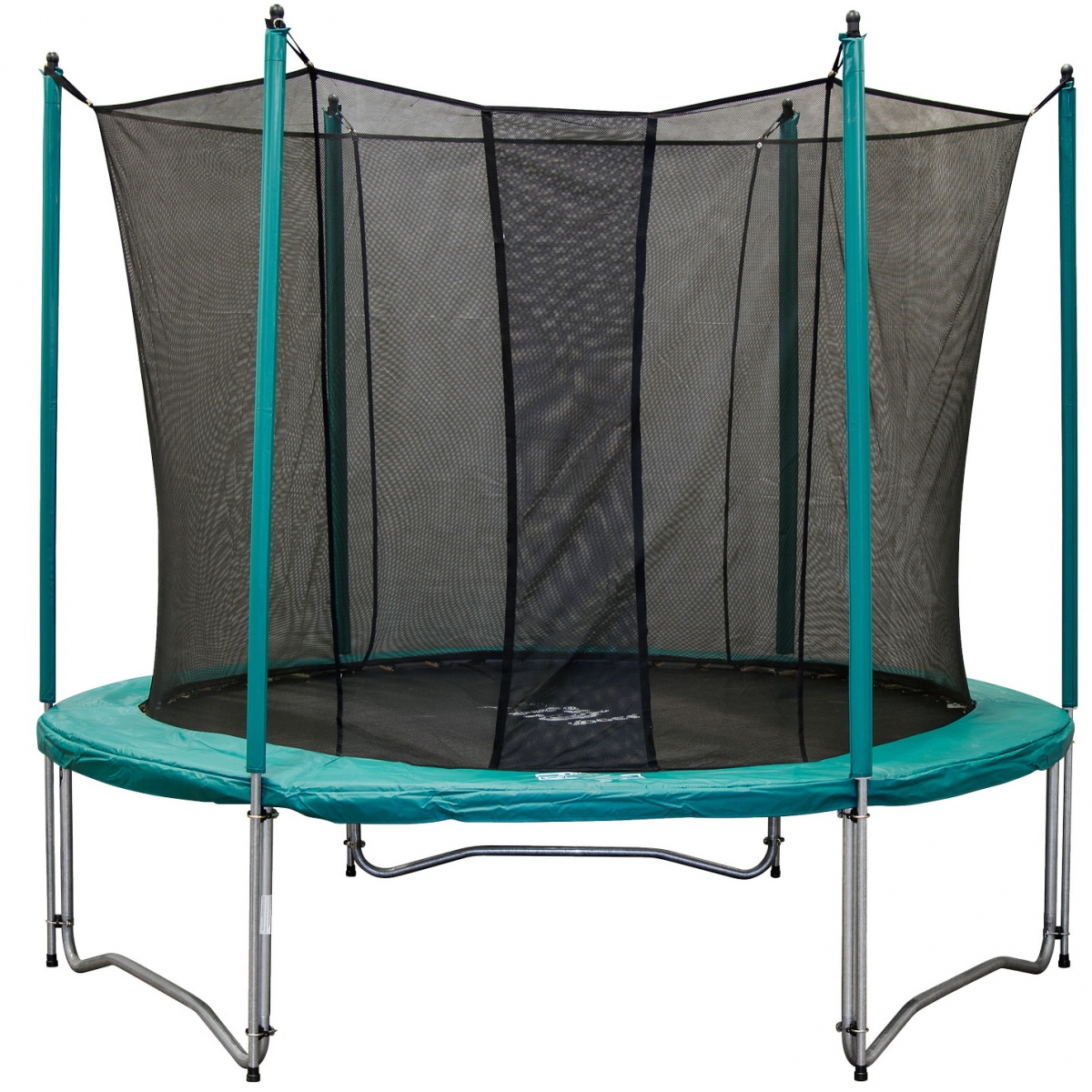 

Батут Kogee Tramps Fun Tramps 10 футов - 300 см с защитной сетью, Зеленый;черный, Батут Fun Tramps 10 футов - 300 см с защитной сетью