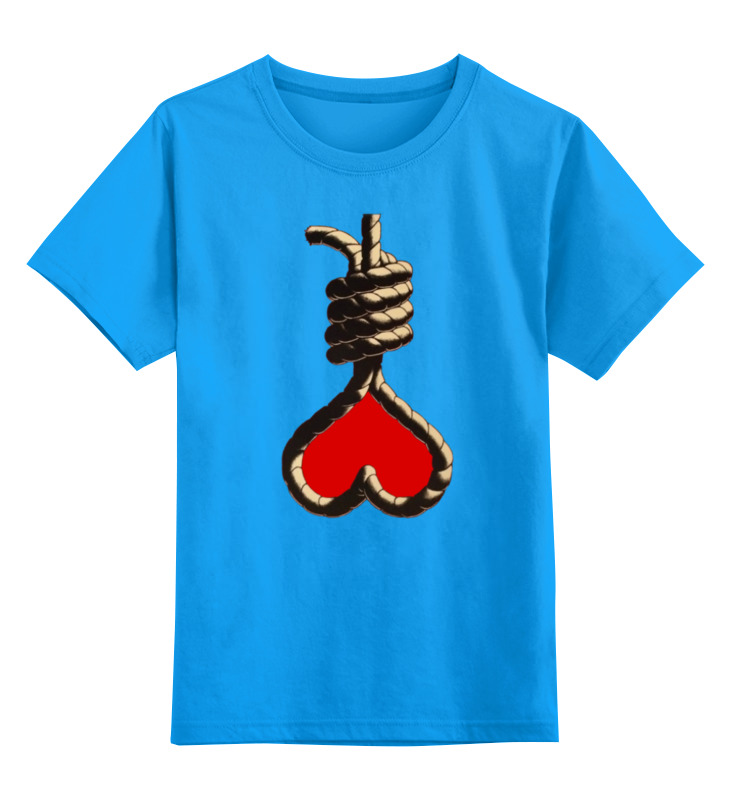 

Детская футболка классическая Printio Love noose, р. 152, Голубой, 0000000701010