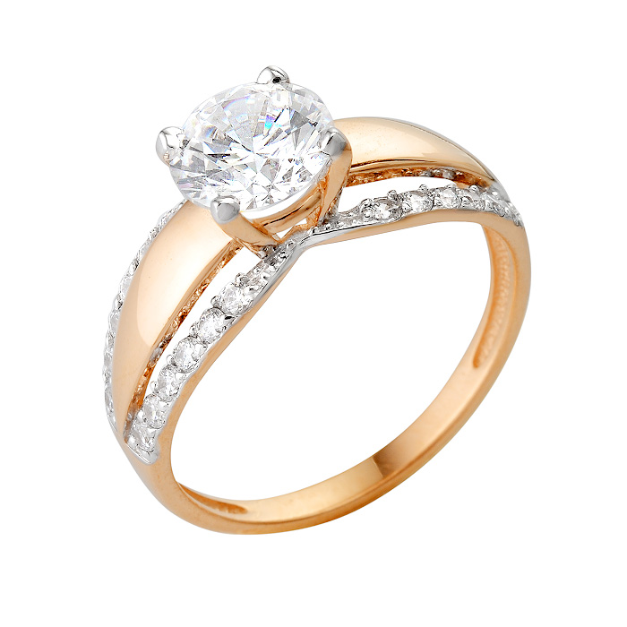 

Кольцо из золота р. , Александра 803, Swarovski, 803