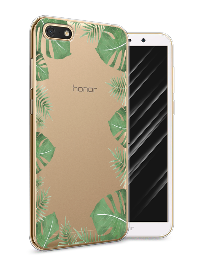 

Чехол Awog на Huawei Y5 2018 "Радостный хаски", Белый;голубой;черный, 65950-1