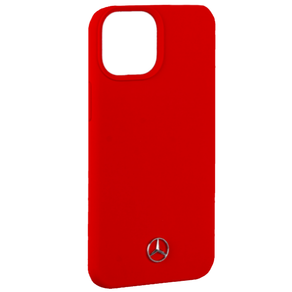 

Чехол iPhone 13 Benz silicone, красный
