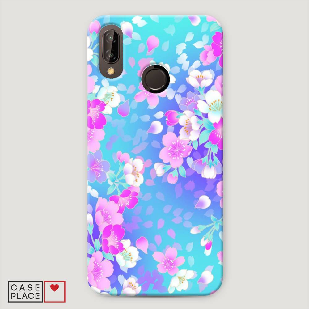 

Чехол Awog "Яблоневые цветы" для Huawei P20 Lite, 64420-6