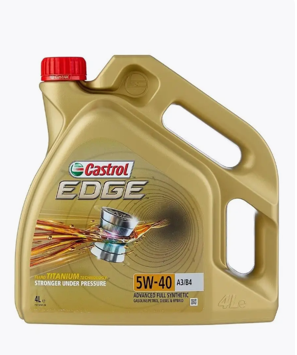 CASTROL EDGE 5W-40 A3B4 Titanium Синтетическое моторное масло 4л 9492₽