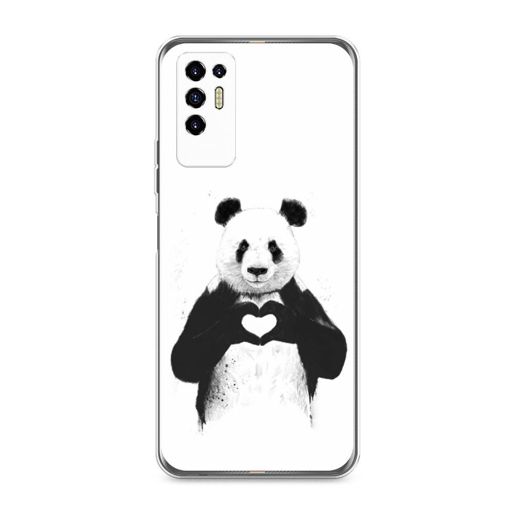

Чехол Awog на Tecno Pova 2 "Панда love", Разноцветный, 300550-10