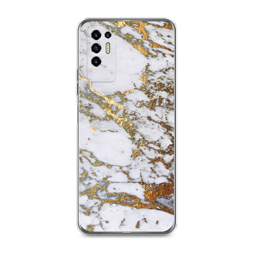 

Чехол Awog "Белый мрамор" для Tecno Pova 2, 300550-3