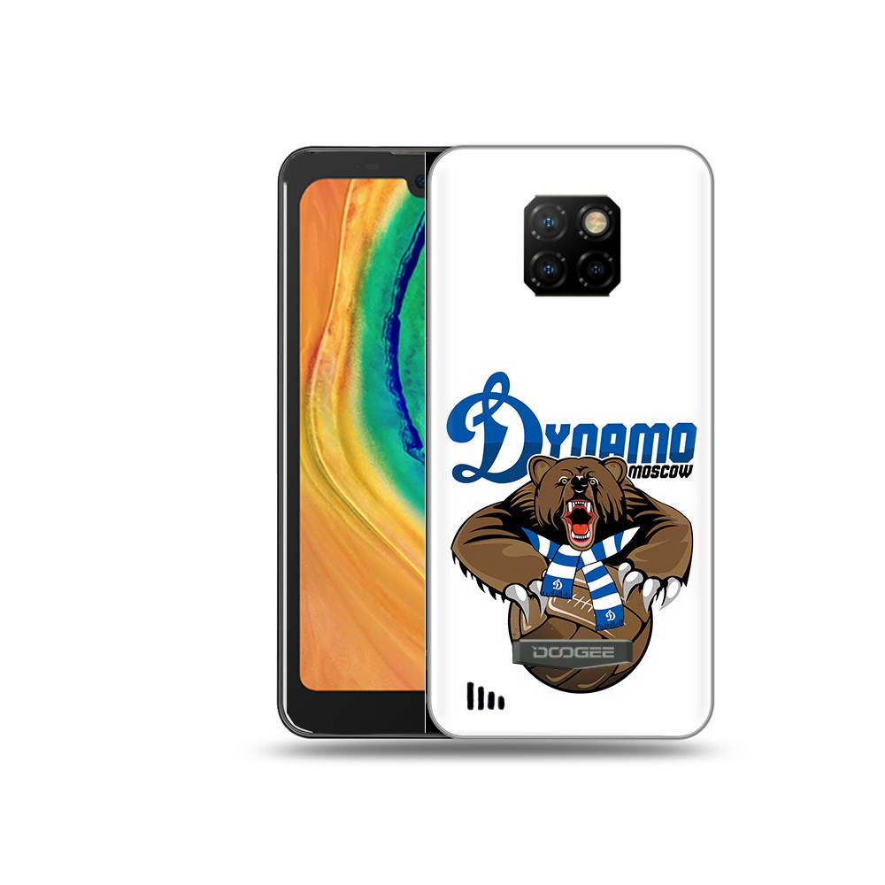 

Чехол MyPads Tocco для Doogee S88 Plus ФК Динамо медведь, Прозрачный, Tocco