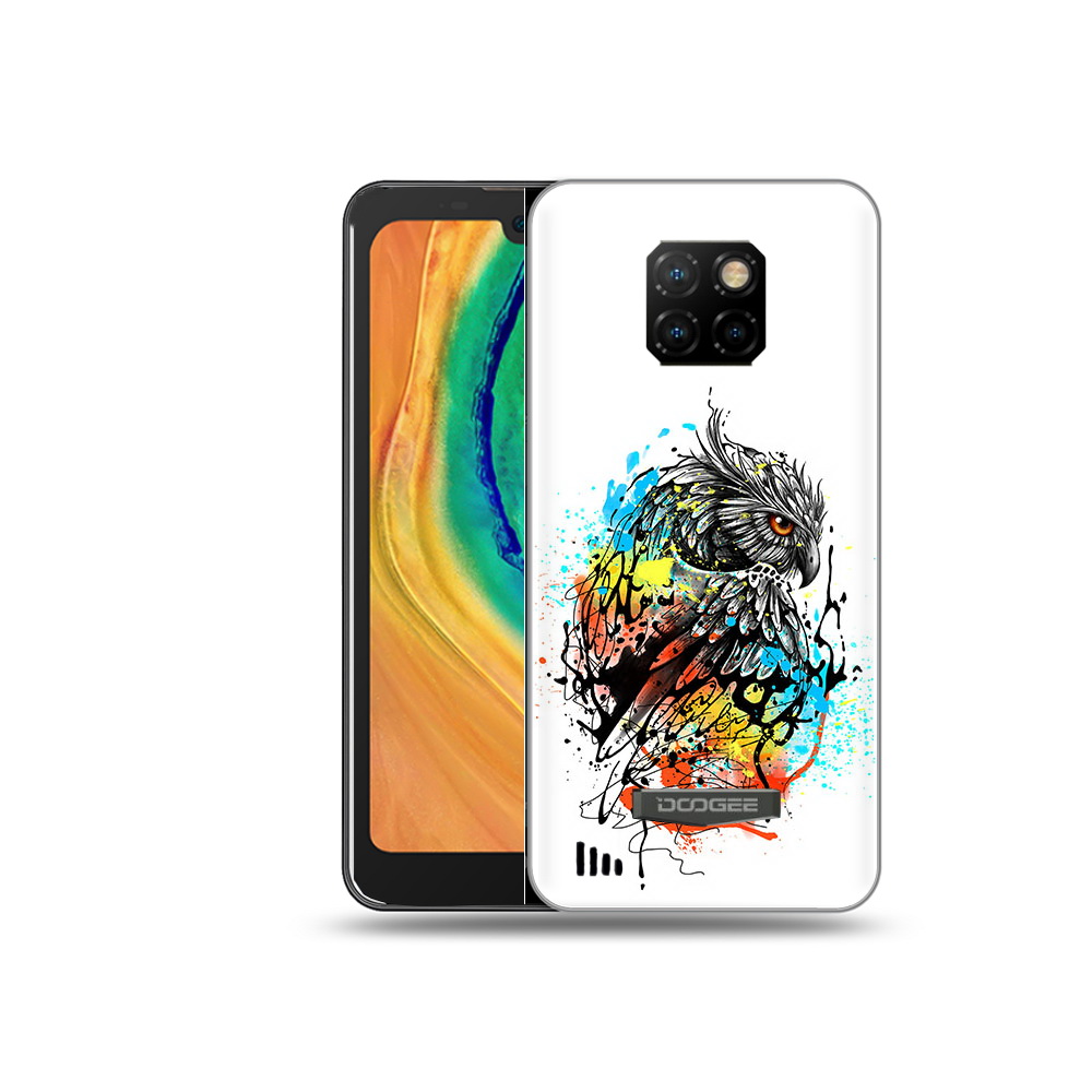 

Чехол MyPads Tocco для Doogee S88 Plus Творческая сова, Прозрачный, Tocco