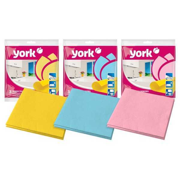 

Салфетки YORK 3шт,, 20010