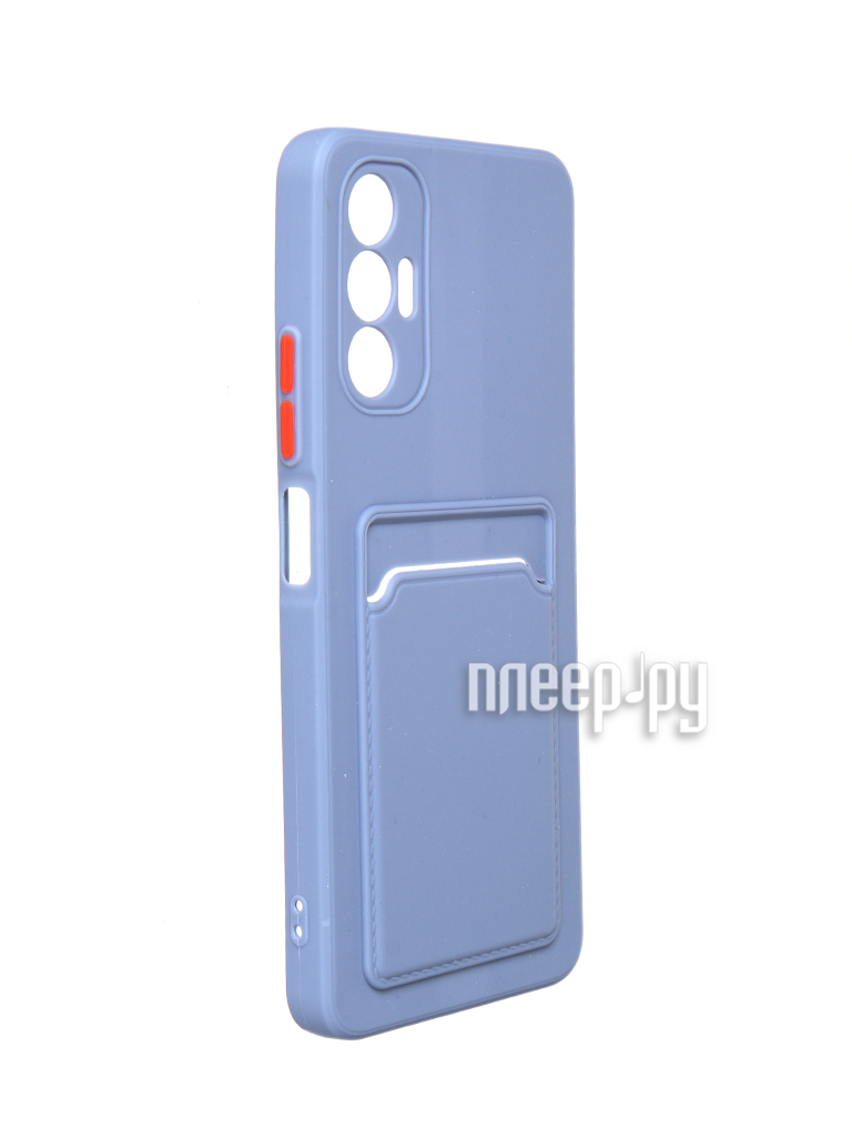 фото Чехол neypo для tecno pova 3 poket matte silicone grey npm55780