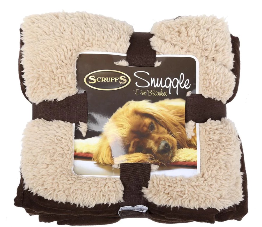 

Одеяло для животных Scruffs Snuggle, коричневое, 110х75 см (Великобритания), Snuggle