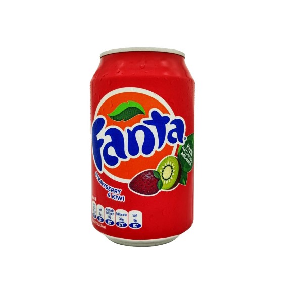 Газированный напиток Fanta клубника и киви 330 мл х 24 шт