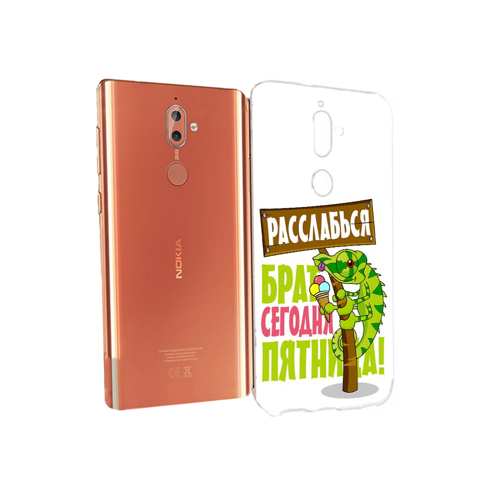 

Чехол MyPads Tocco для Nokia 9 пятница (PT126479.94.562), Прозрачный, Tocco