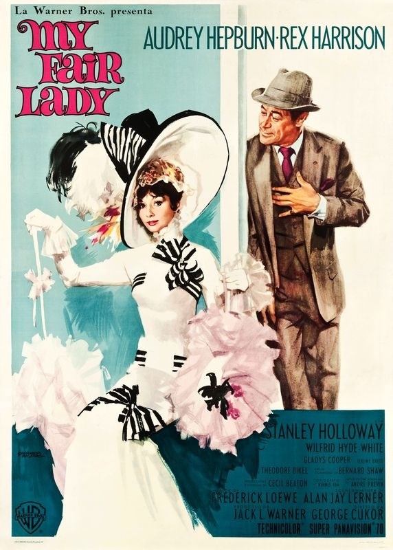 

Постер к фильму "Моя прекрасная леди" (My Fair Lady) Оригинальный 50x70,1 см