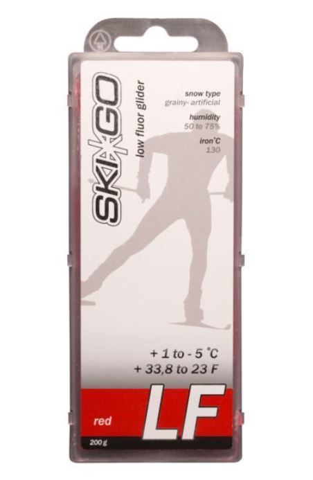 

SkiGo LF Red +1 до -5°C (для старого и искусств. снега) 200 гр.