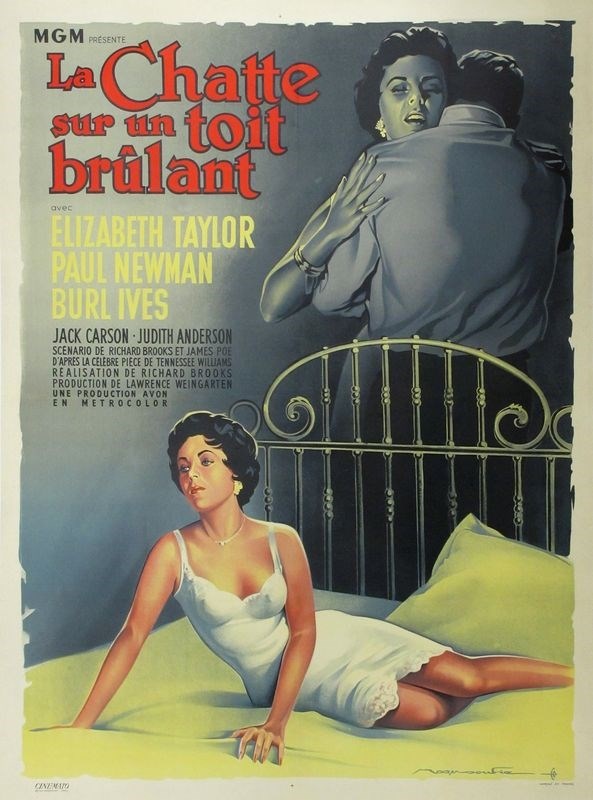 

Постер к фильму "Кошка на раскаленной крыше" (Cat on a Hot Tin Roof) A2