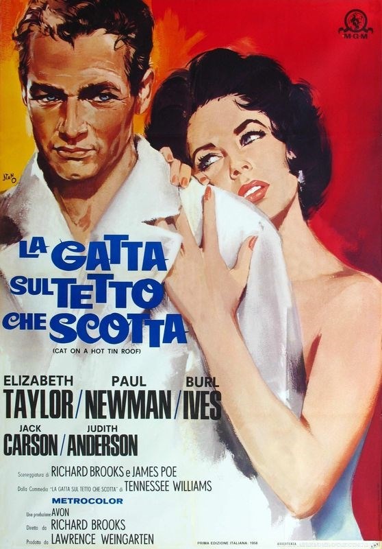 

Постер к фильму "Кошка на раскаленной крыше" (Cat on a Hot Tin Roof) A4