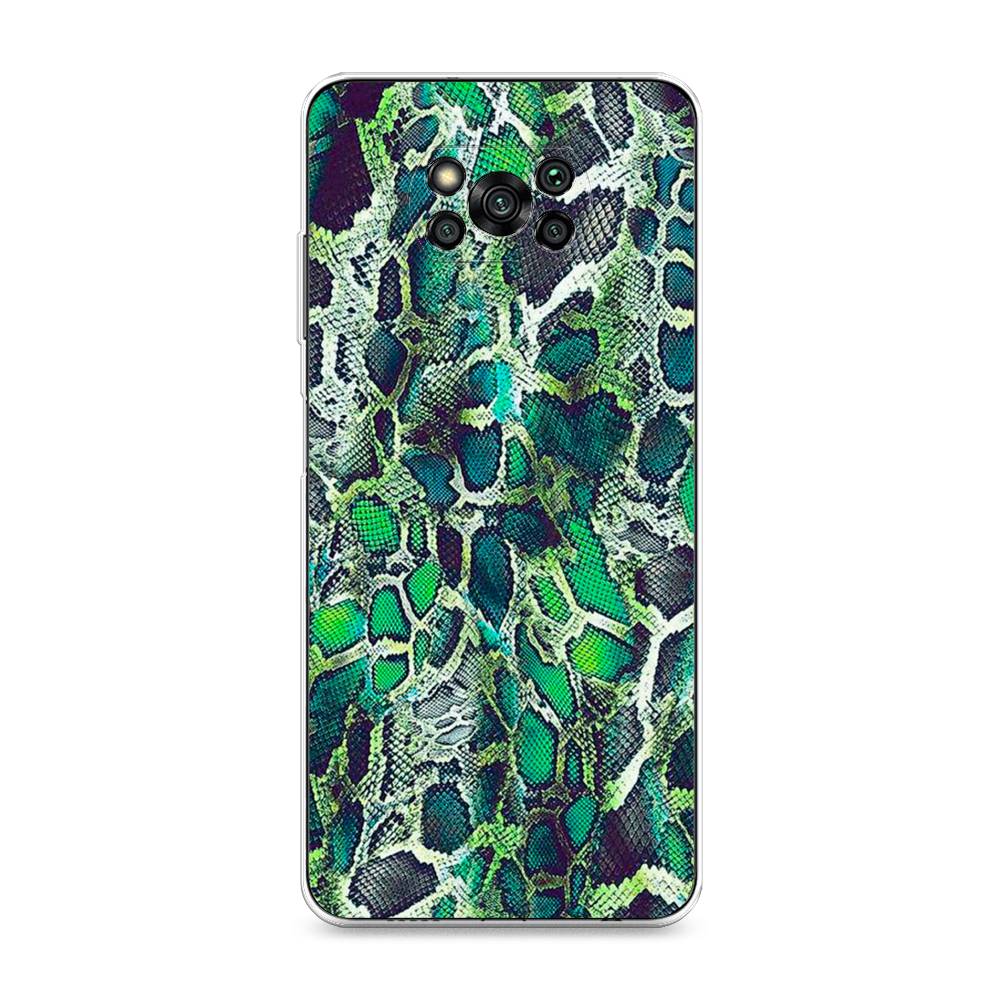 

Чехол Awog на Poco X3/X3 Pro "Зеленая кожа змеи", Разноцветный, 310650-3