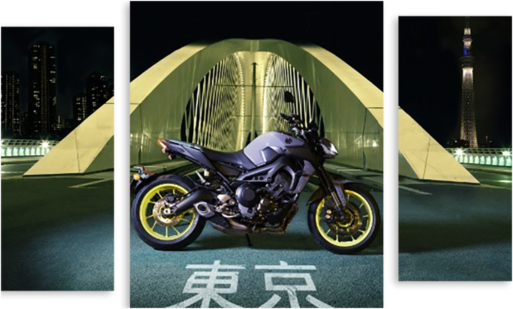

Картина модульная на холсте Модулка Японский мотоцикл 150x96 см, 3721