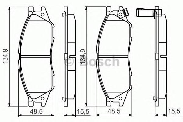 

Колодки тормозные дисковые передн, NISSAN: ALMERA Classic 06-, ALMERA II 00-