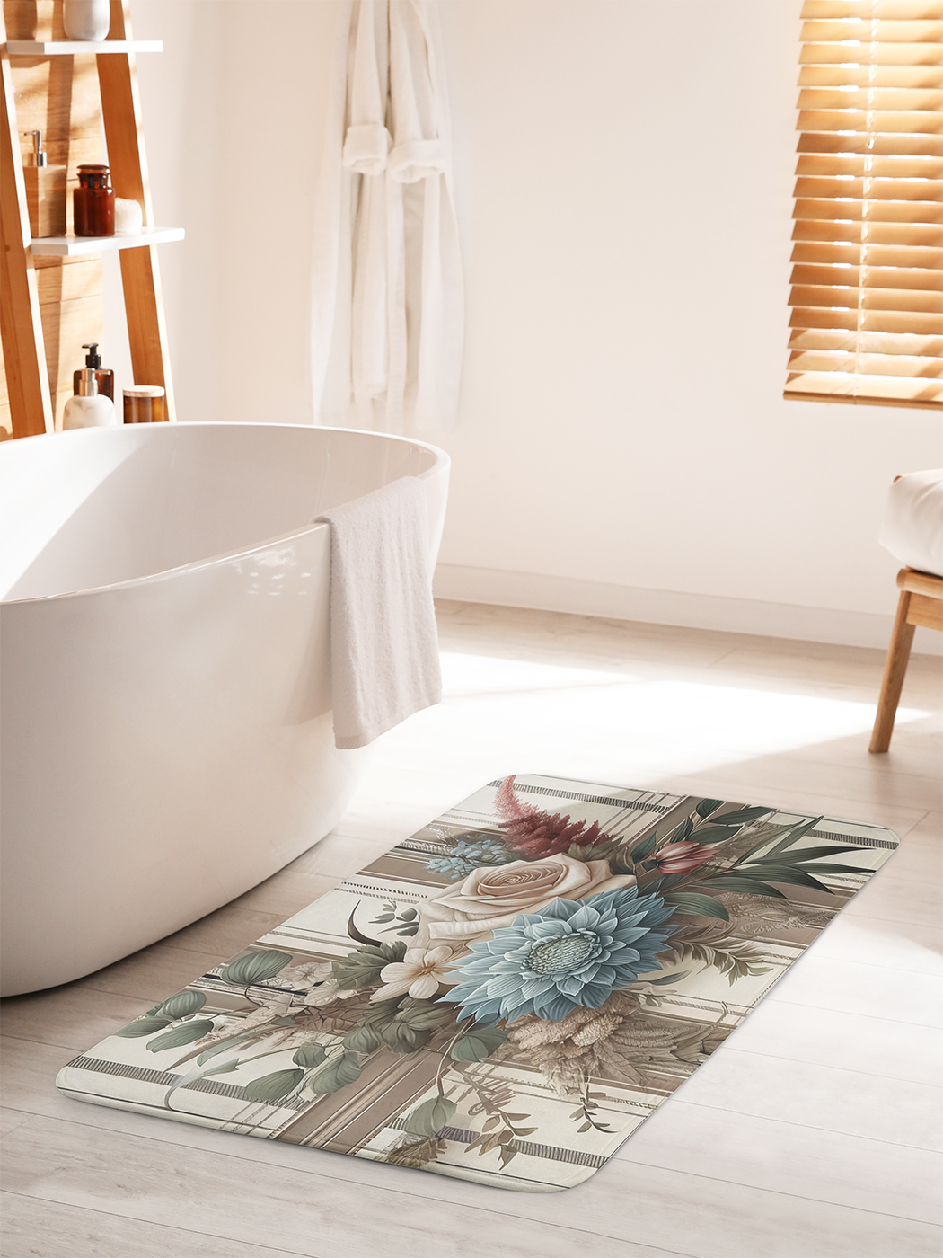 

Коврик для ванной туалета душа JoyArty "Композиция из сухоцветов", bath_sd3360_60x100