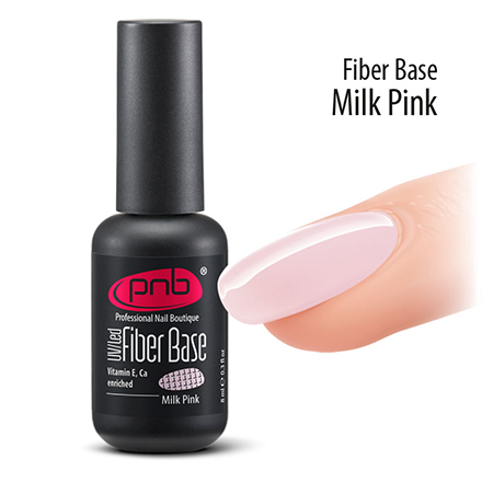 База PNB Fiber Milk Pink, 8 мл