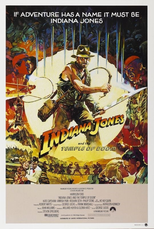 

Постер к фильму "Индиана Джонс и Храм судьбы" (Indiana Jones and the Temple of Doom) A1
