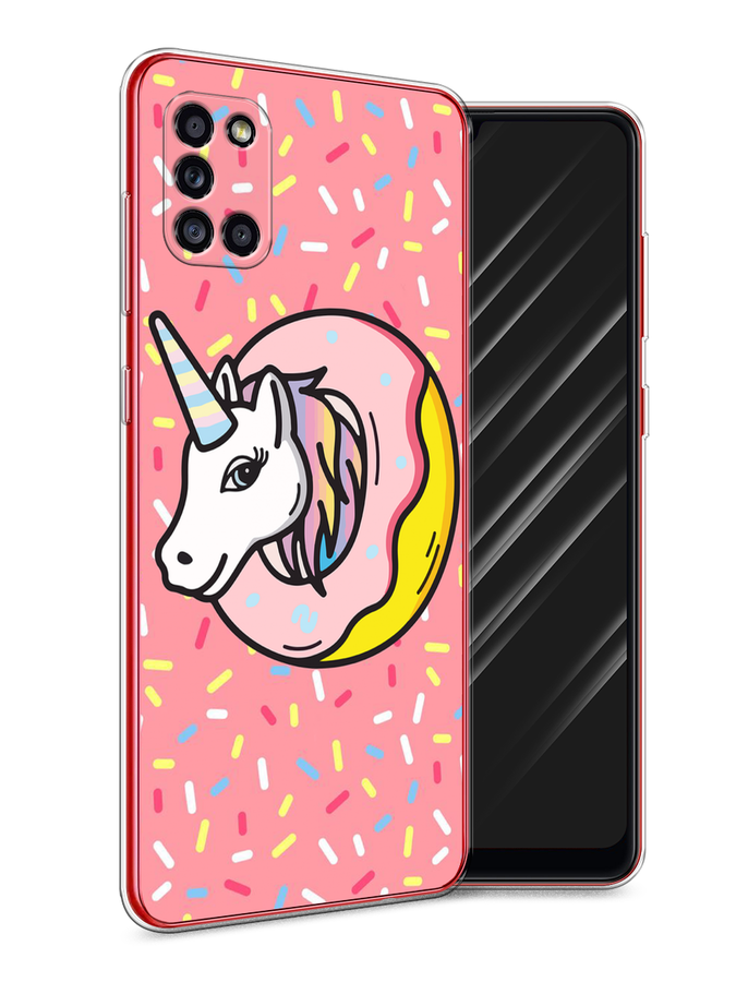 

Чехол Awog на Samsung Galaxy A31 / Самсунг A31 "Единорог в пончике", Разноцветный, 2100350-2