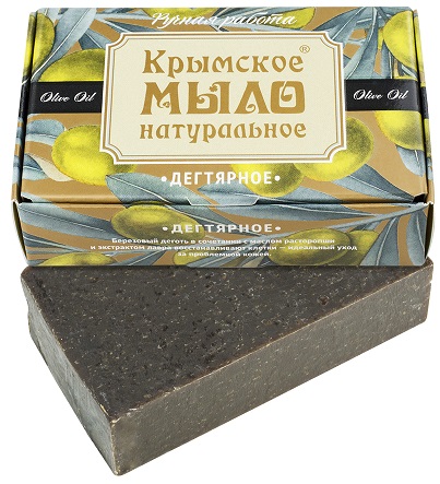 

Натуральное мыло Дом Природы Дегтярное на оливковом масле, 100 г